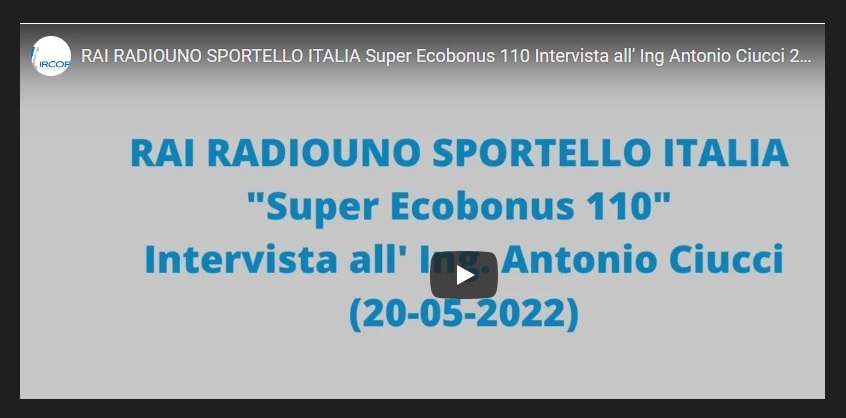Super Ecobonus 110, intervista all’Ingenere Ciucci